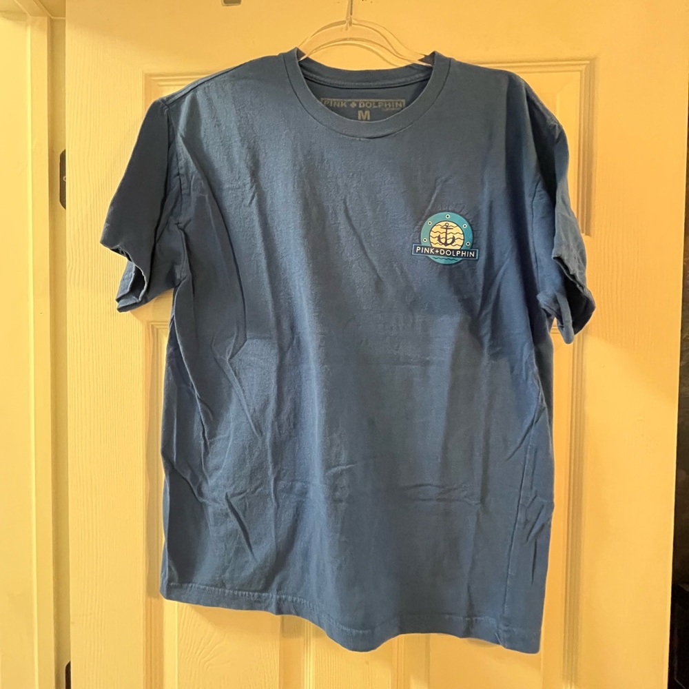 Pink Dolphin Blue Short Sleeve Tee